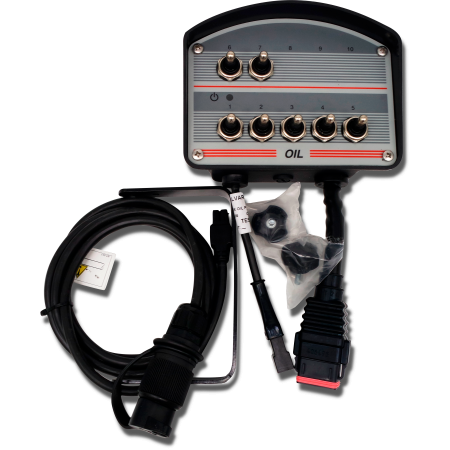 PANEL STERUJĄCY ROZDZIELACZA CETOP 12V/ 24V 7 PRZYCISKÓW